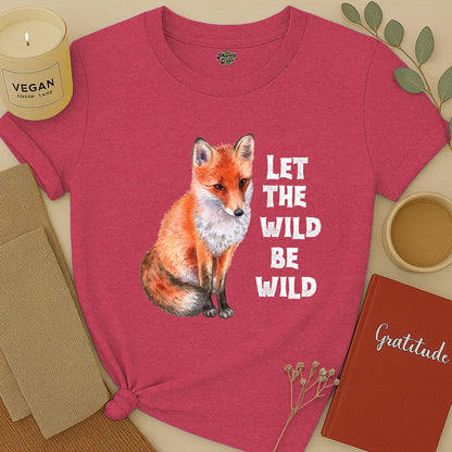 Let the Wild Be Wild, Fox, T-Shirt