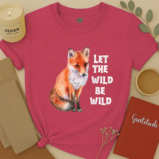 Let the Wild Be Wild, Fox, T-Shirt