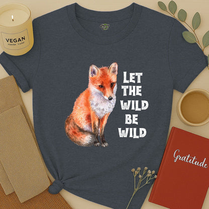 Let the Wild Be Wild, Fox, T-Shirt