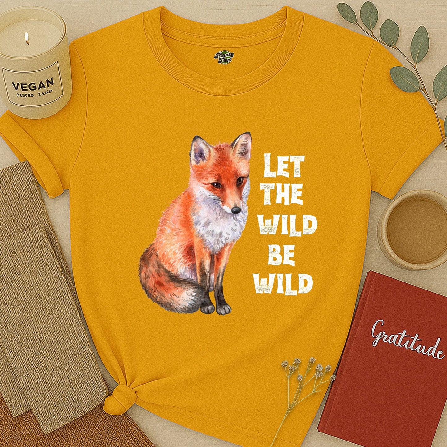 Let the Wild Be Wild, Fox, T-Shirt