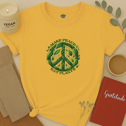 Make Peace Eat Plants T-Shirt