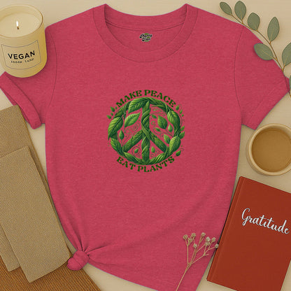 Make Peace Eat Plants T-Shirt