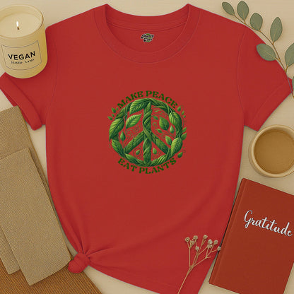 Make Peace Eat Plants T-Shirt